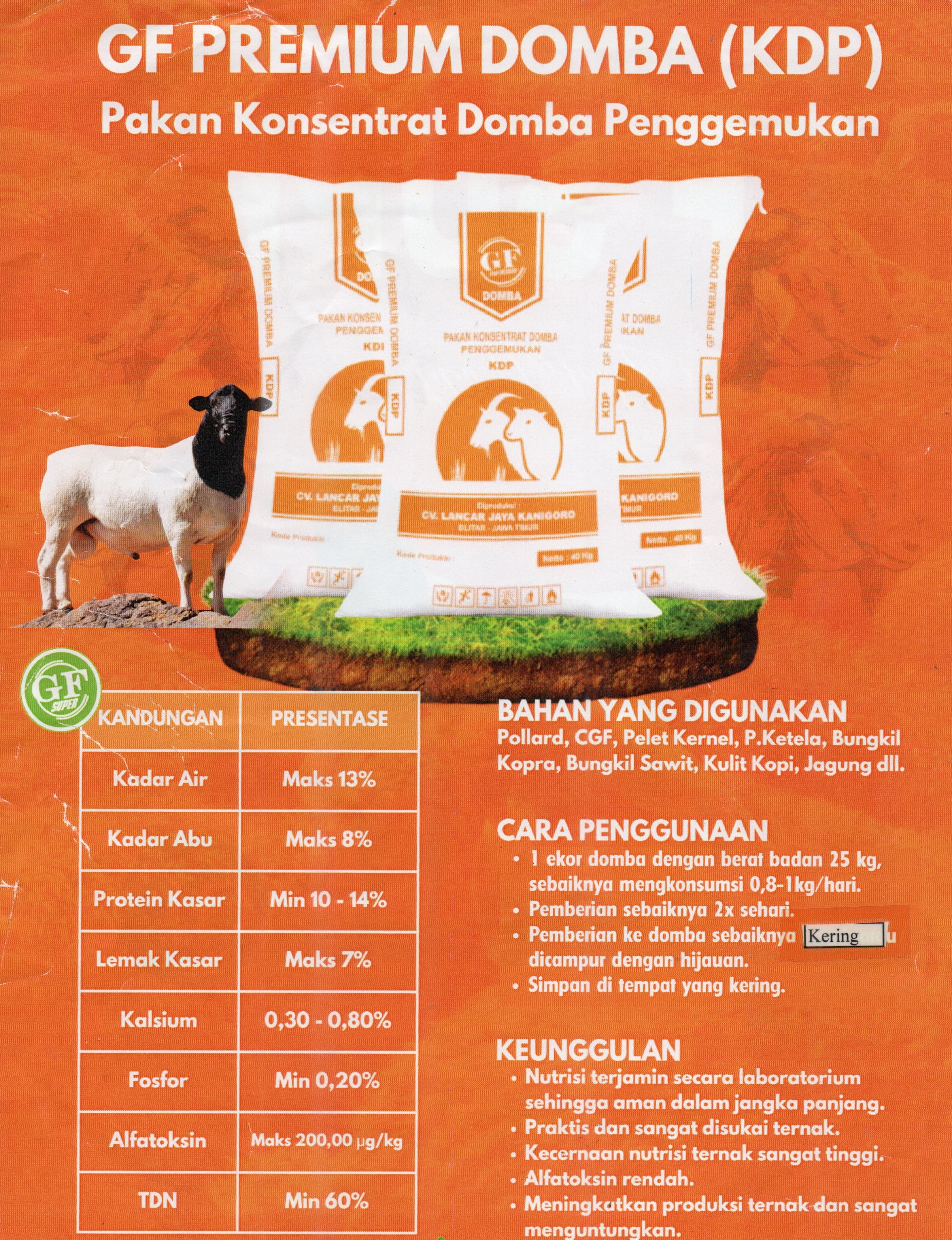 animal feed, pakan domba, pakan sapi